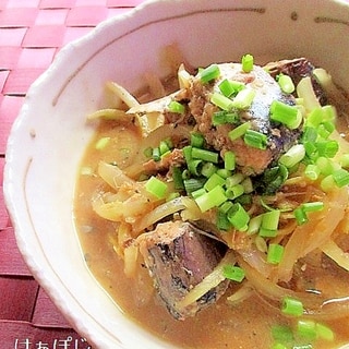 缶詰で簡単♪鯖と玉ねぎの味噌煮